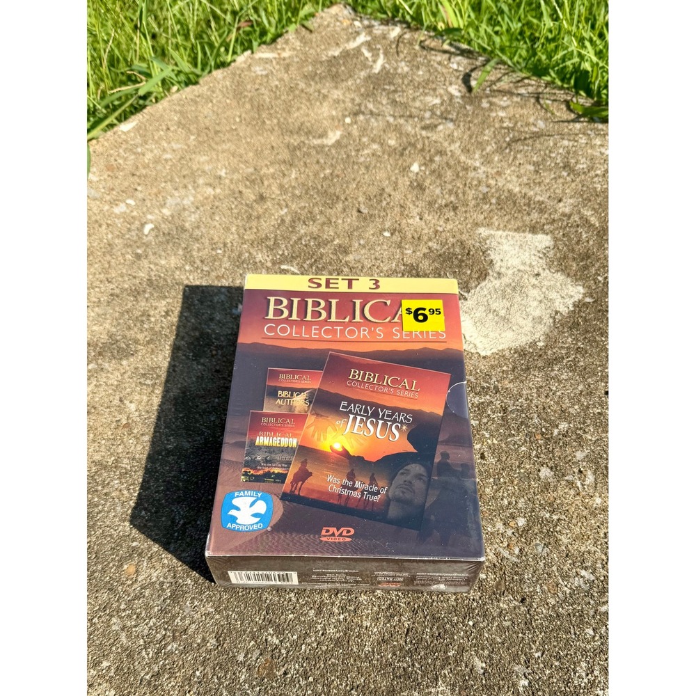 Biblical Collector's Series Set 3 DVD 3-Disc Early Years of Jesus Armageddon New